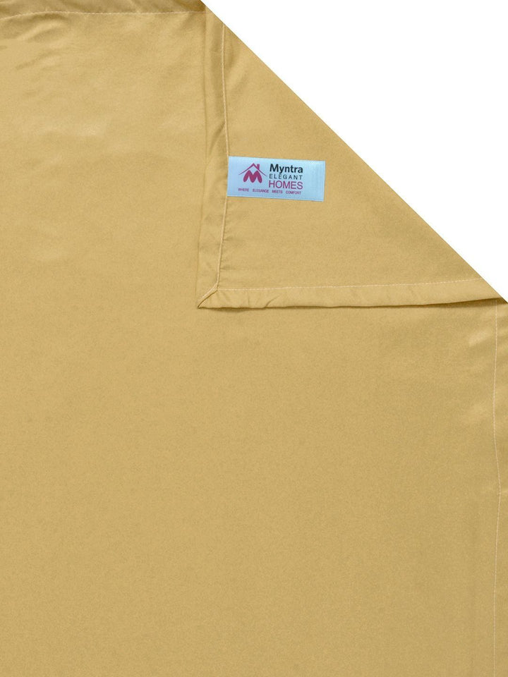 Myntra Elegant Homes Mustard 400 TC Bedsheet with 2 Pillow Covers
