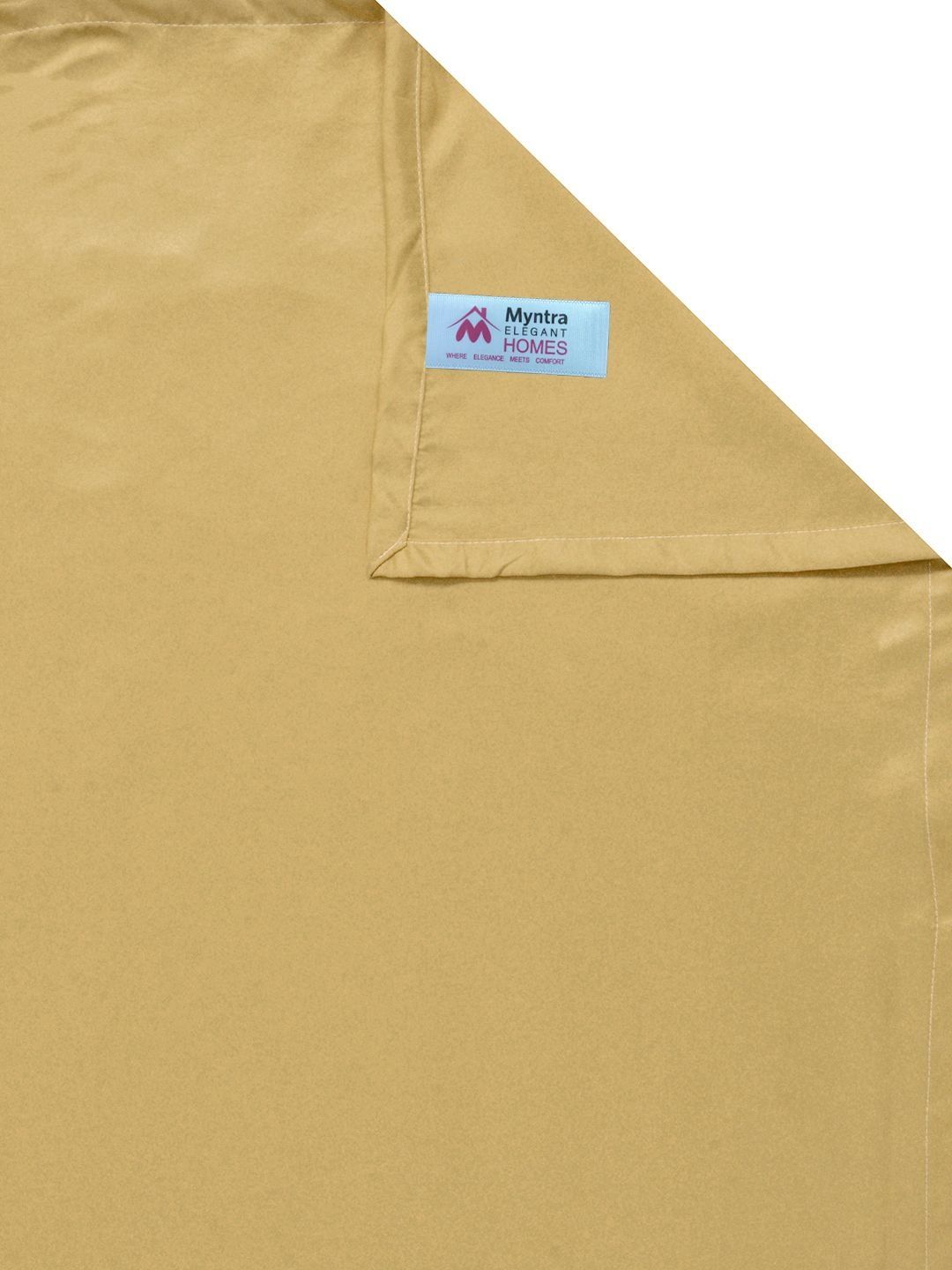 Myntra Elegant Homes Mustard 400 TC Bedsheet with 2 Pillow Covers