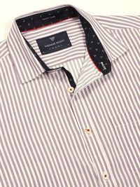 Thomas Scott Men Premium Opaque Striped Formal Shirt