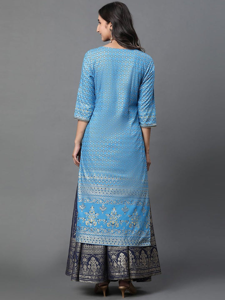 AURELIA Women Embroidered Gotta Patti Kurta