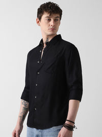 VASTRADO Men Solid Slim Fit Casual Shirt