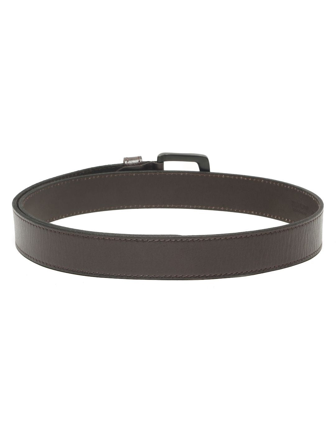 Teakwood Leathers Men Textured Leather Belt