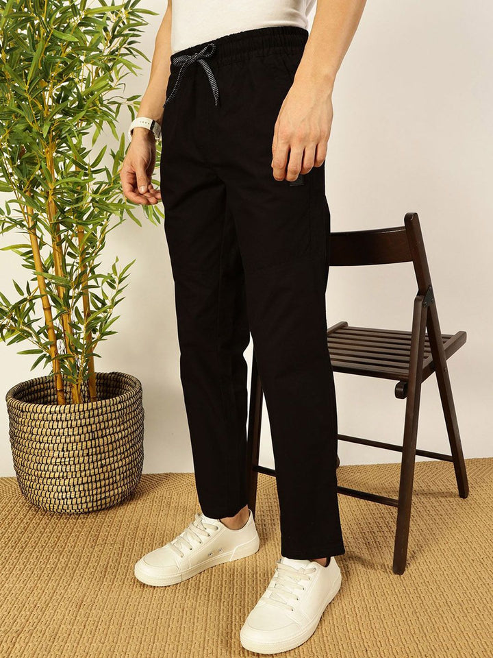 Thomas Scott Men Cotton Smart Regular Fit Mid-Rise Joggers