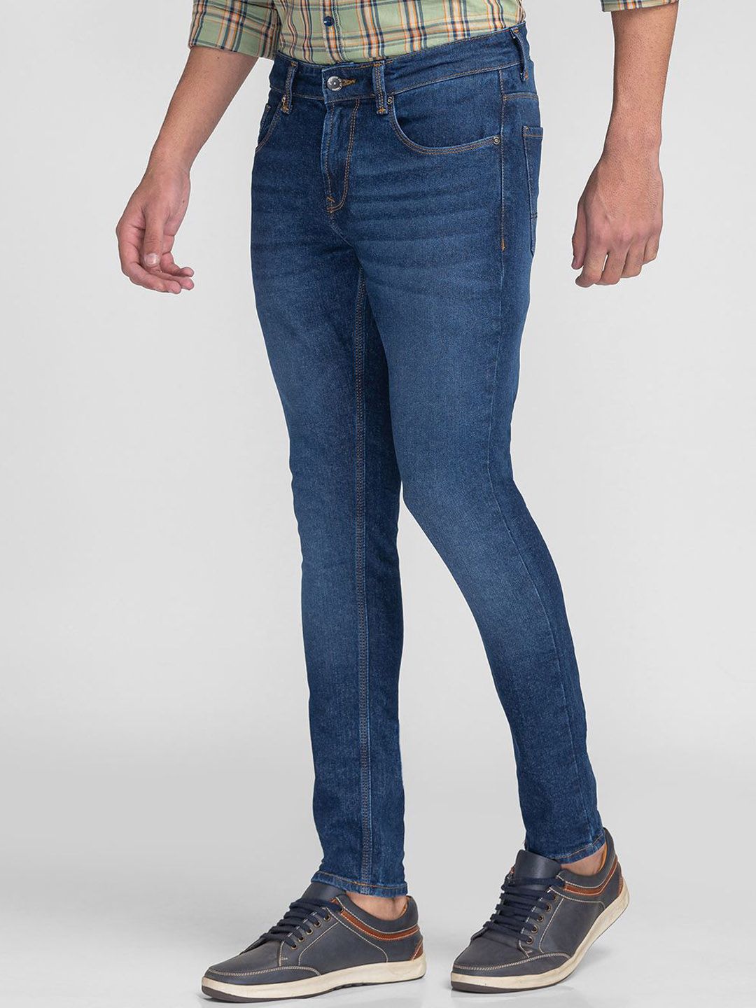 SPYKAR Men Slim Fit Low-Rise Stretchable Jeans