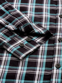 Being Human Pure Cotton Slim Fit Checked Casual Shirt