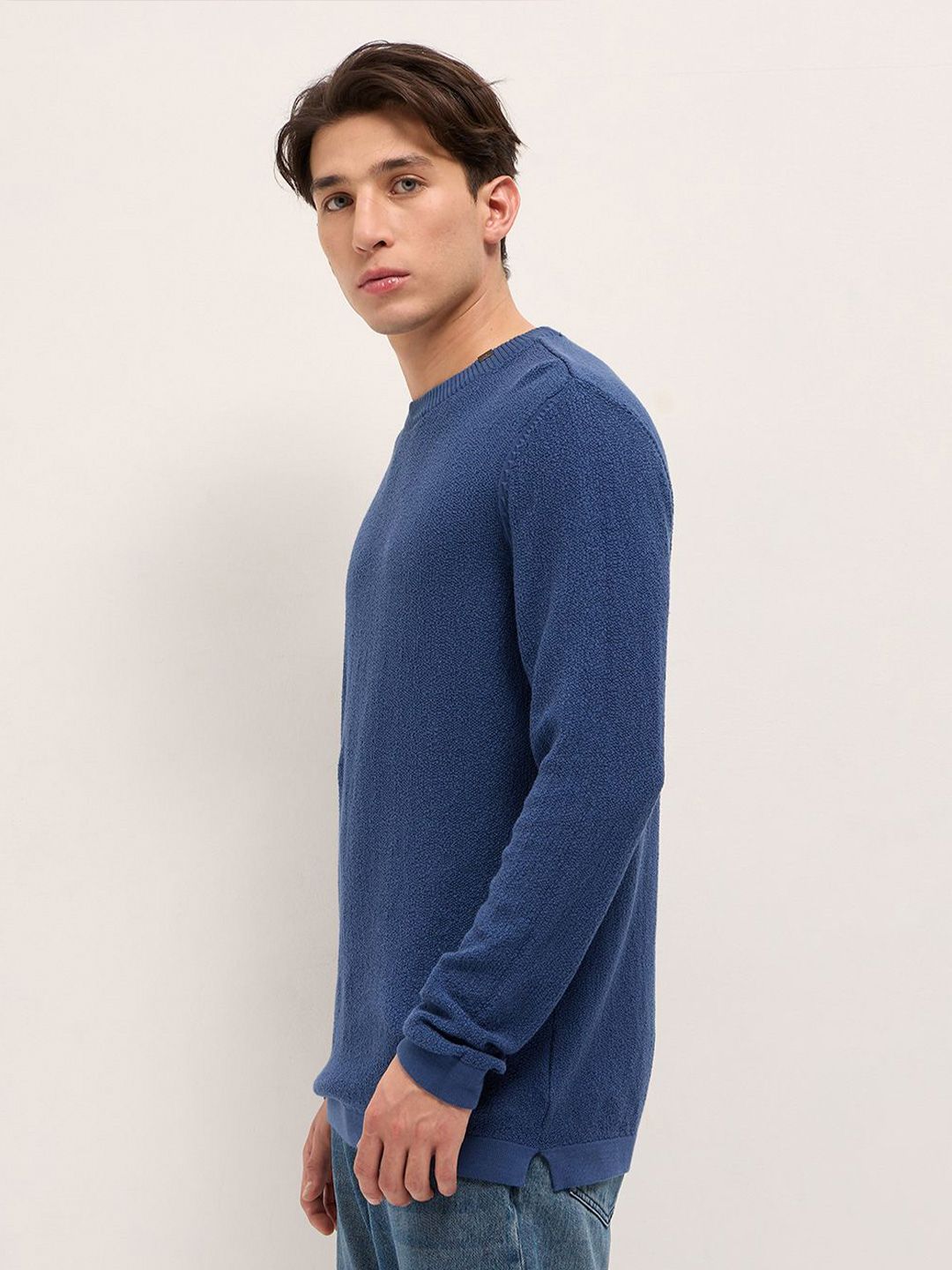 THE BEAR HOUSE Flat Knit Pure Cotton T-Shirt