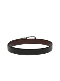 Teakwood Leathers Men Textured Leather Reversible Formal Belt