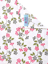 Myntra Elegant Homes Cream Floral 300 TC Cadar Katil Double King dengan 2 Sarung Bantal