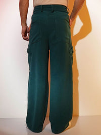 Campus Sutra Men Comfort Loose Fit Easy Wash Trousers