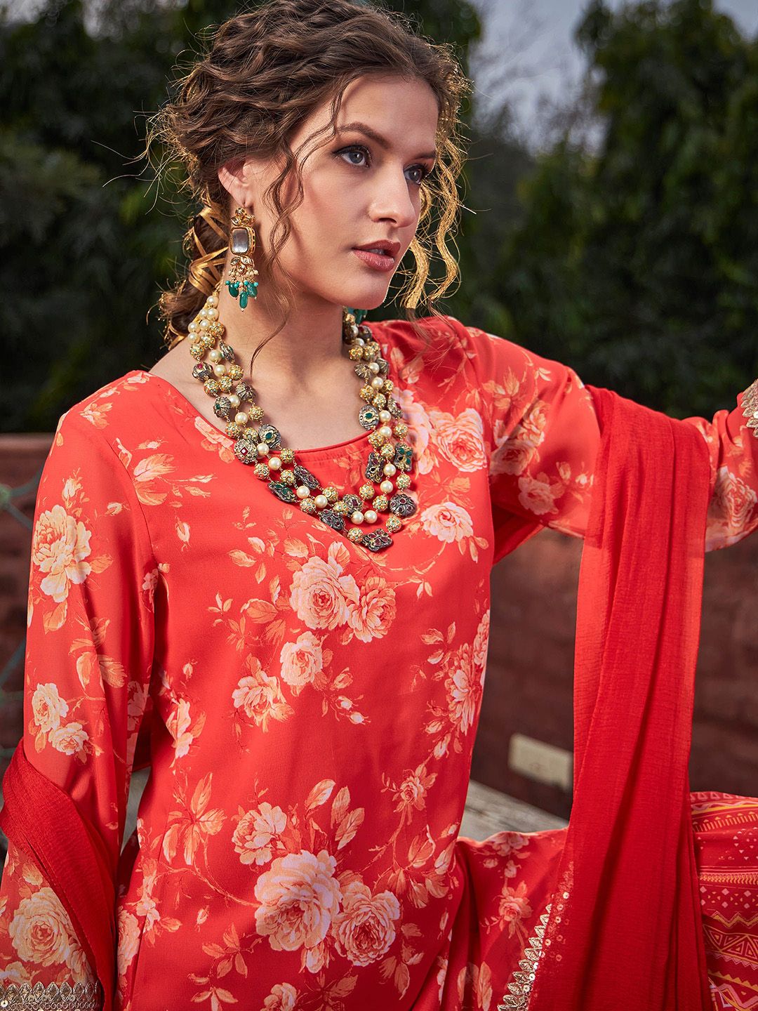 Shae oleh Sassafras Wanita Bercetak Kurta Set