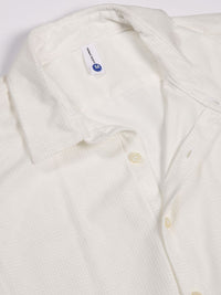 Thomas Scott Men Classic Spread Collar Textured Solid Slim Fit Casual Shirt