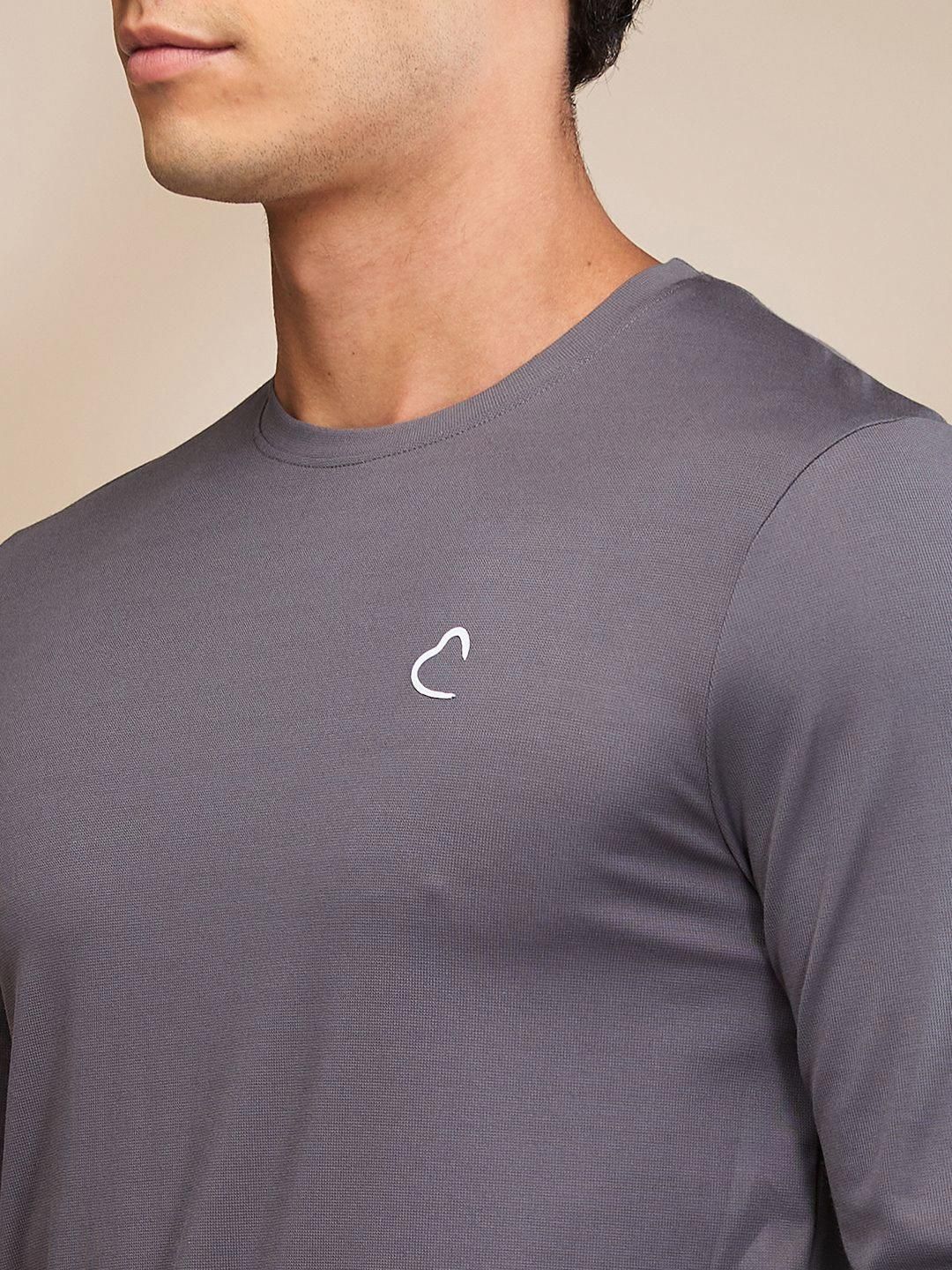 Being Human Men Solid Round Neck Cotton Slim Fit T-shirt