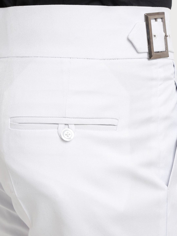 KLOTTHE Men Cotton Rich Solid Slim Fit Italian Gurkha Pants