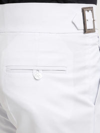 KLOTTHE Men Cotton Rich Solid Slim Fit Italian Gurkha Pants