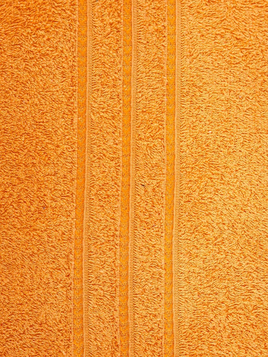 BOMBAY DYEING Orange 4 Piece Cotton 400 GSM Towel Set