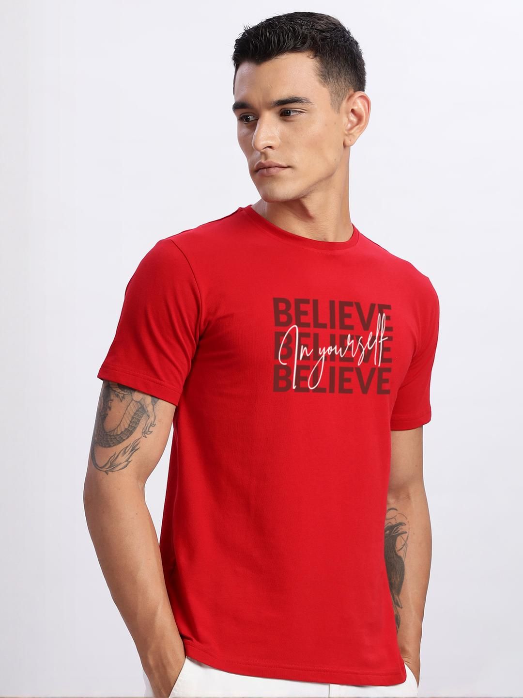 Tshirts Merah Lelaki ADRO