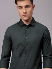 The Indian Garage Co Men Slim Fit Opaque Party Shirt
