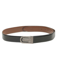 Teakwood Leathers Men Textured Leather Reversible Formal Belt