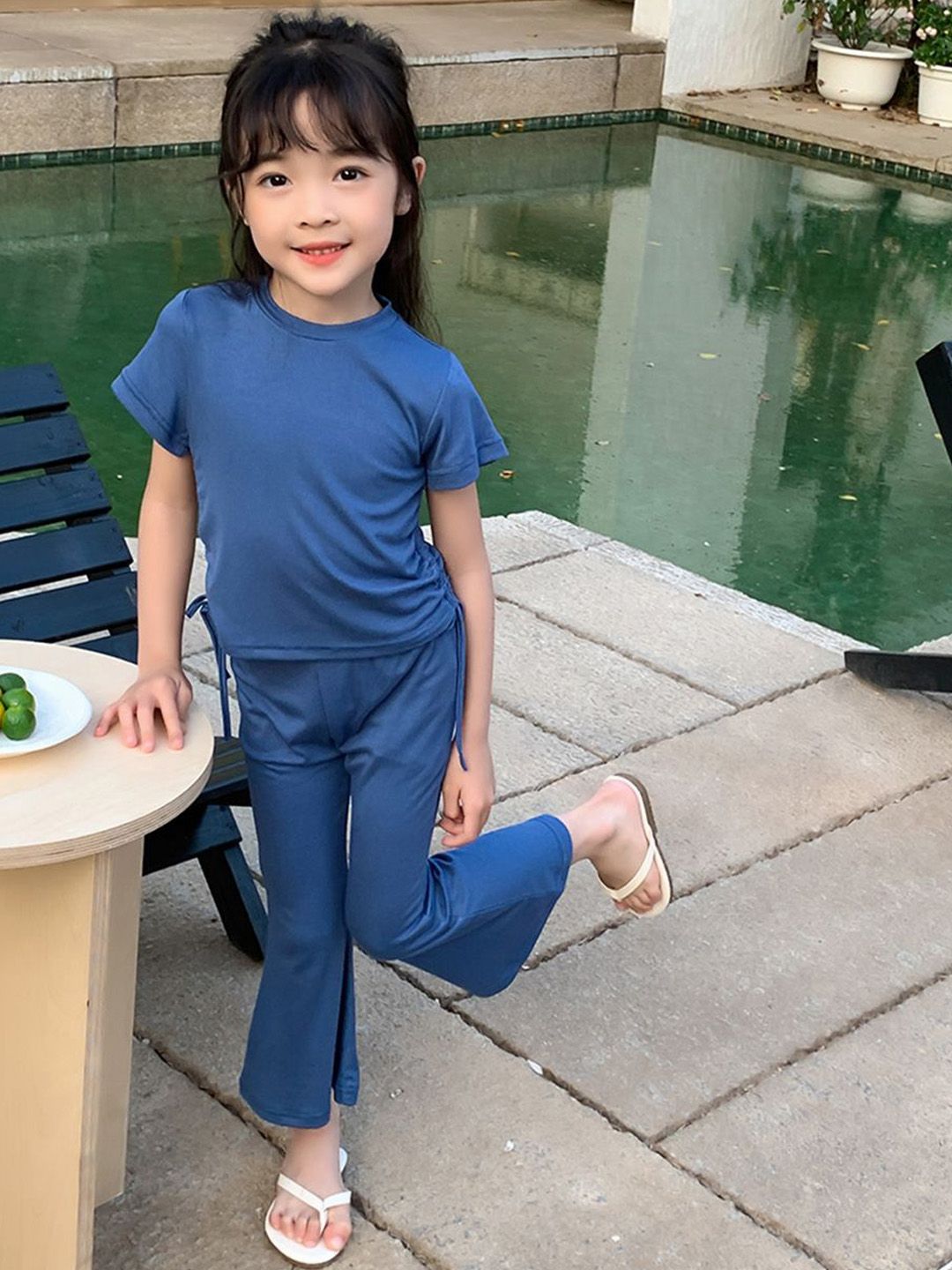 YK Girls Top With Trousers