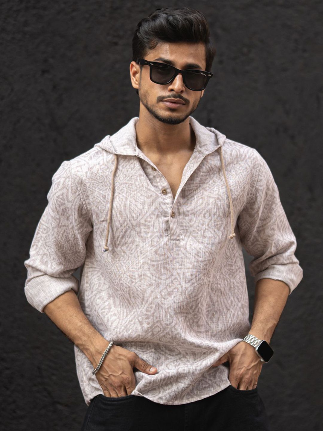 Powerlook Men Floral Opaque Printed Casual Shirt