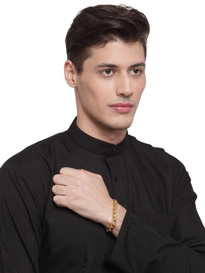 Set Lelaki DressBerry 4 Gelang Pautan Kulit