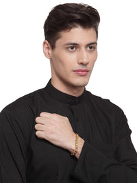 Set Lelaki DressBerry 4 Gelang Pautan Kulit