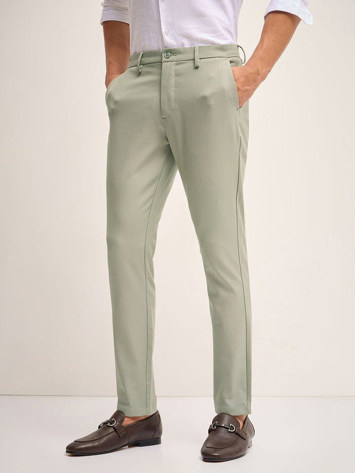 THE BEAR HOUSE Men Slim Fit Trousers