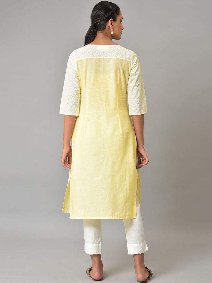 AURELIA Women Cotton Floral Printed Kurta
