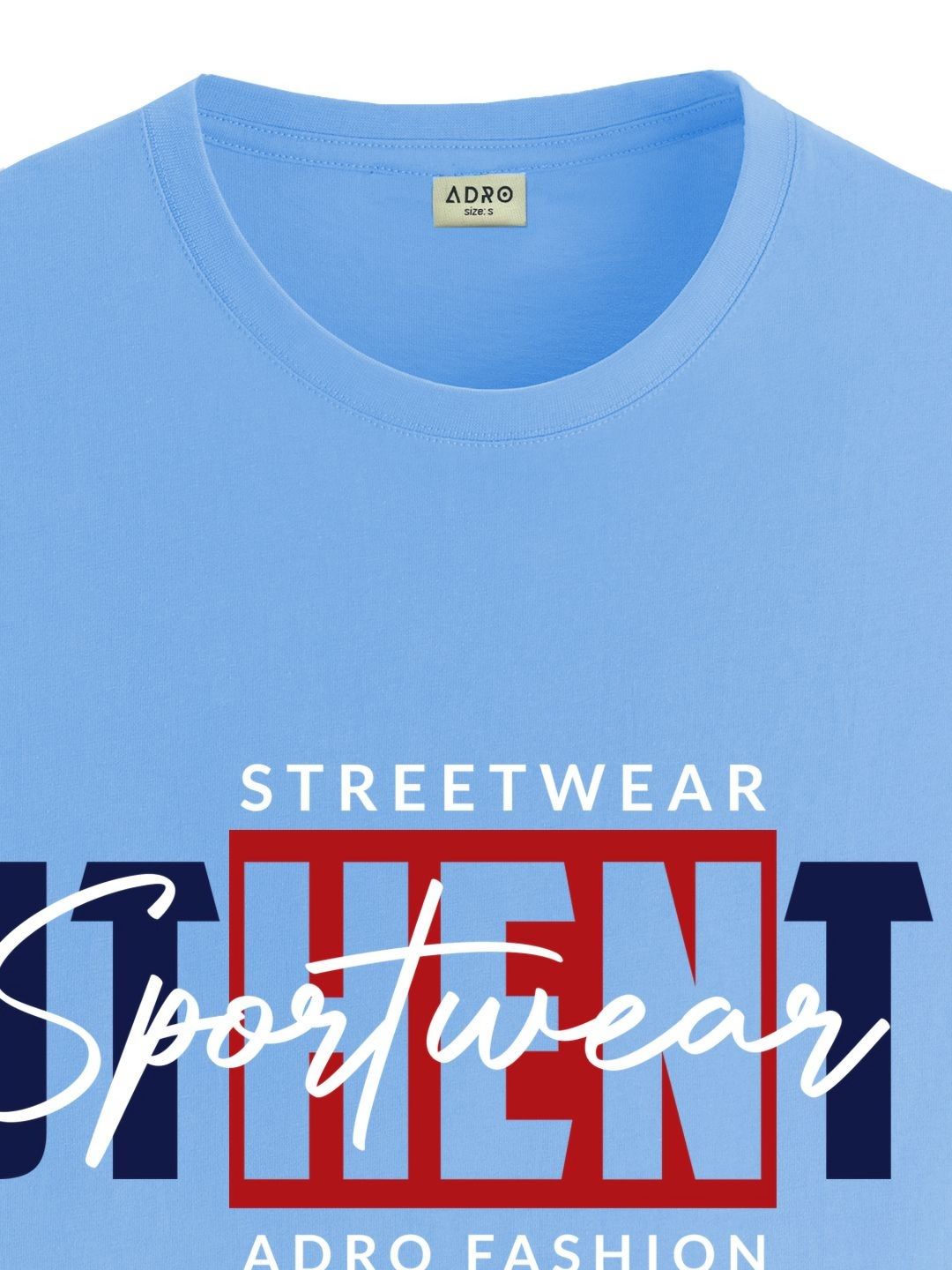 ADRO Men Graphic Printed Round Neck Cotton T-shirt