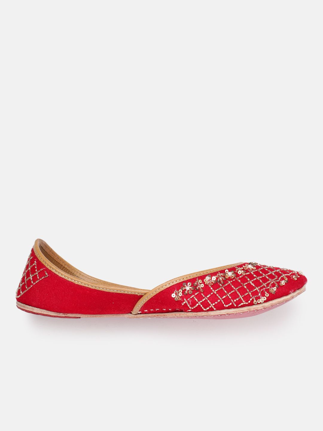 House of Pataudi Women Ethnic Embellished Mojaris