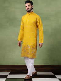 SOJANYA Kurta Sulam Bunga Lelaki