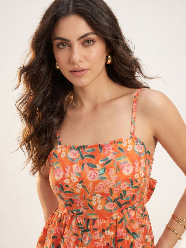Mamicha Floral Print Top