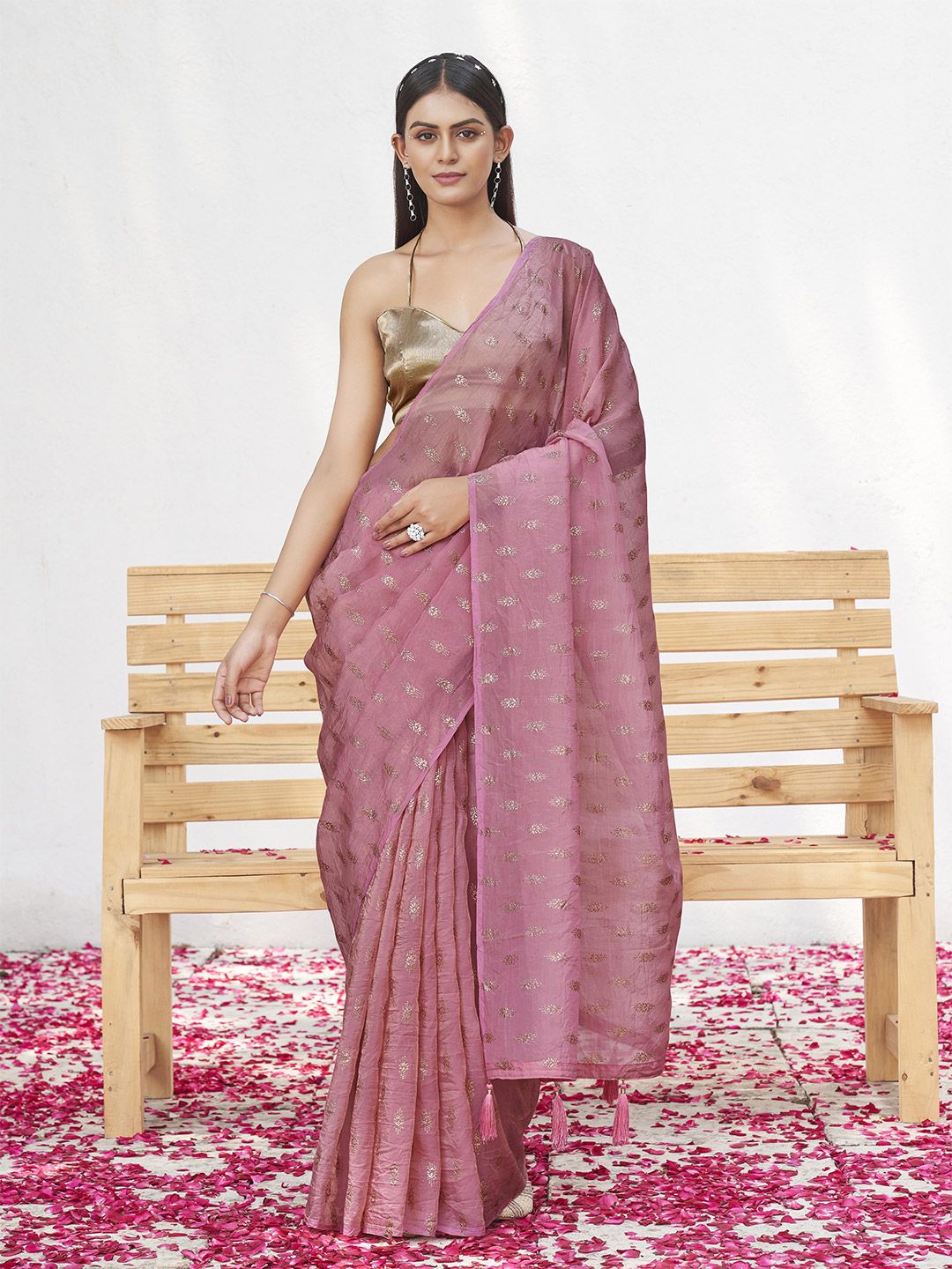 Tikhi Imli Woven Design Saree