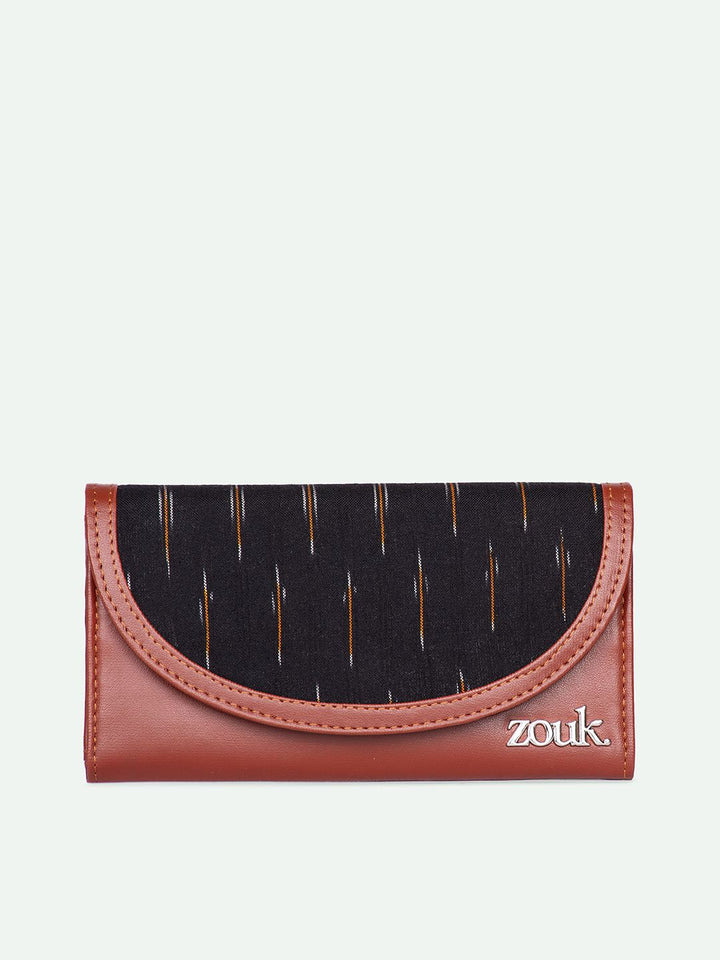 ZOUK Women Printed Ikat GreRe Kyra Flap Wallet