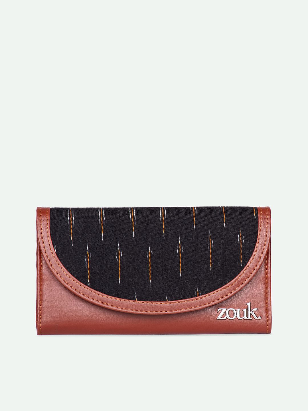 ZOUK Women Printed Ikat GreRe Kyra Flap Wallet