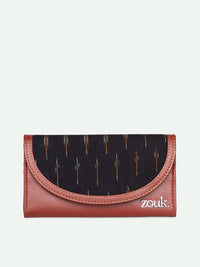 ZOUK Women Printed Ikat GreRe Kyra Flap Wallet