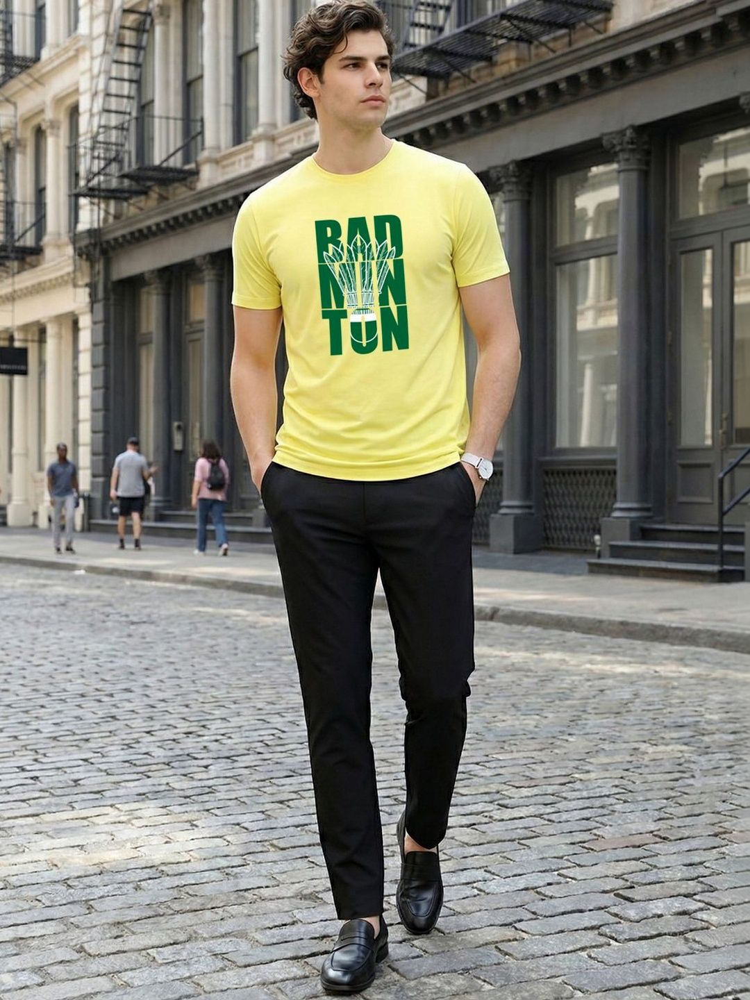 ADRO Men Printed T-shirt