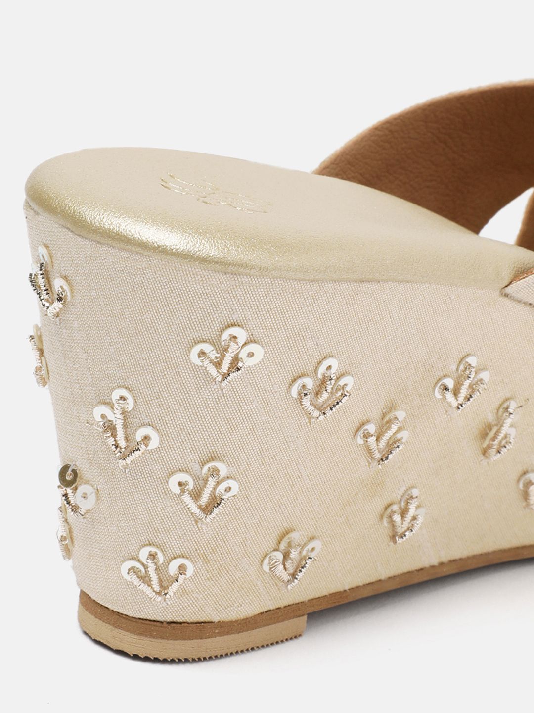 House of Pataudi Embellished  Wedges