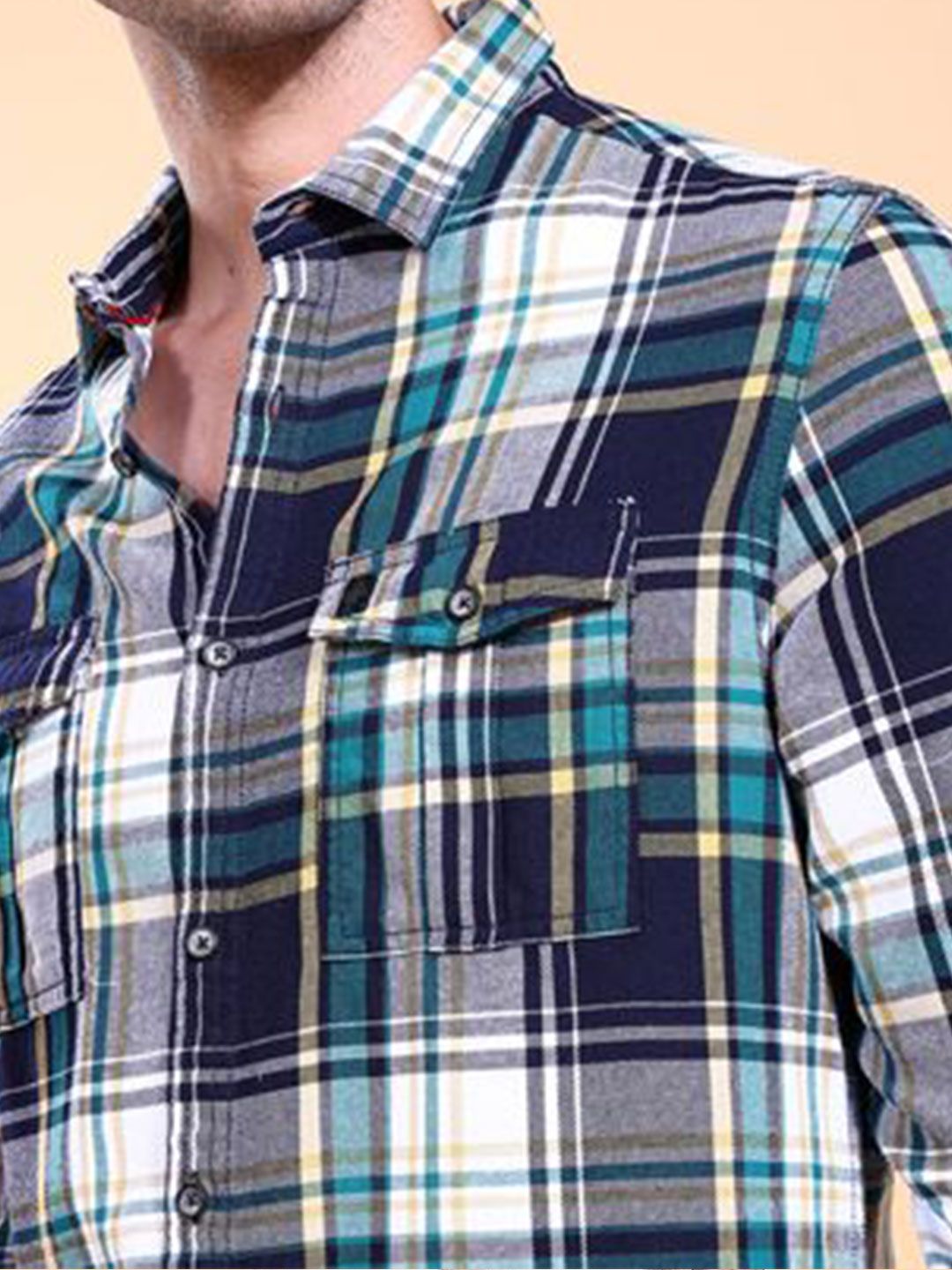 The Indian Garage Co Checked Casual Shirt