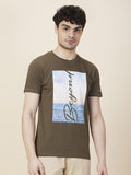 Being Human Men Graphic Printed Round Neck Cotton Slim Fit T-shirt