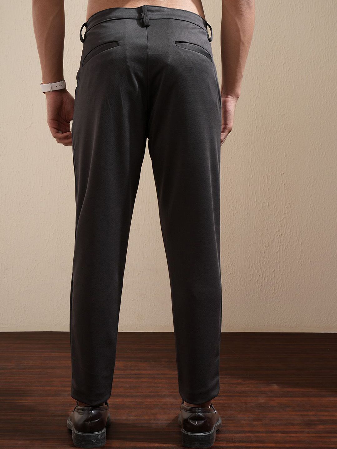 HIGHLANDER Men Easy Wash Chinos Trousers