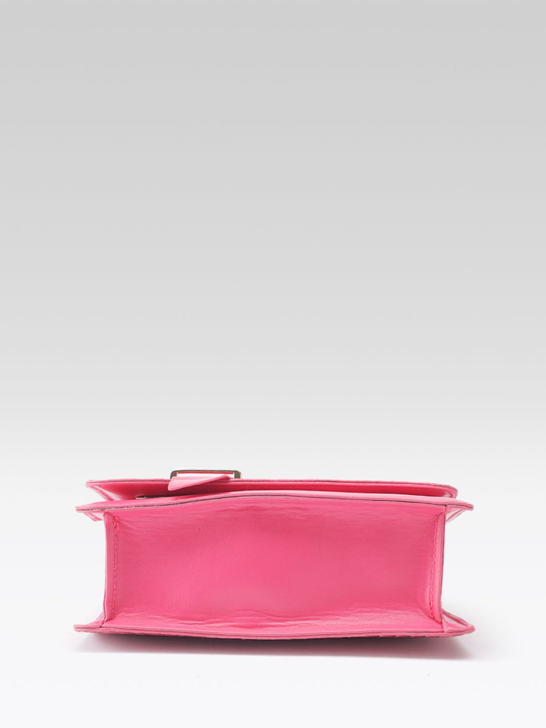 DressBerry Croc Textured Structured Satchel Bag