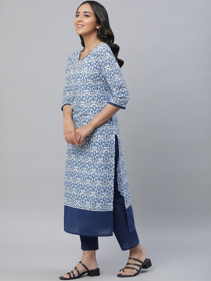 Aurelia Women Cotton Floral Printed kurta