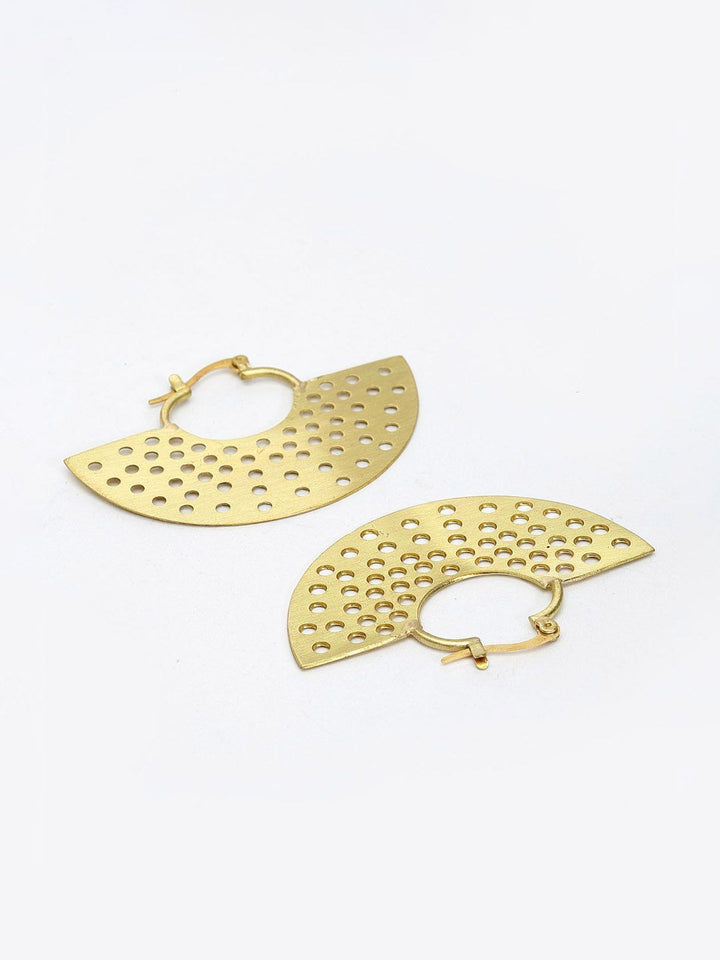 DressBerry Gold-Plated Contemporary Drop Earrings