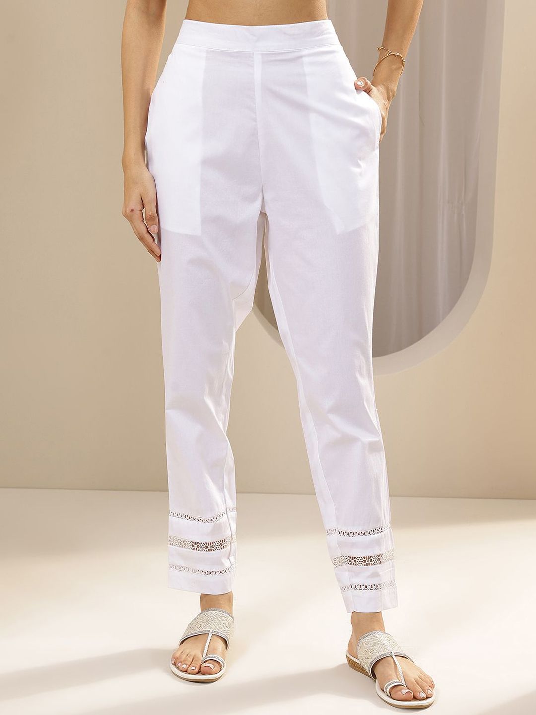 Libas Women Slim Fit Trousers