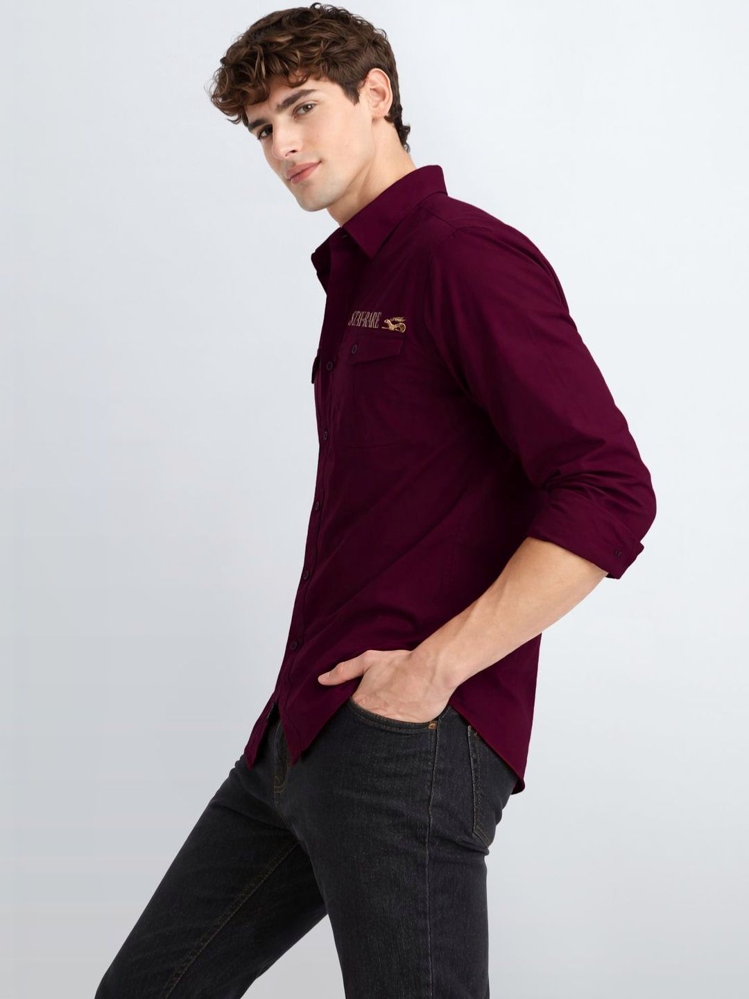 ADRO Men Standard Printed Casual Shirt
