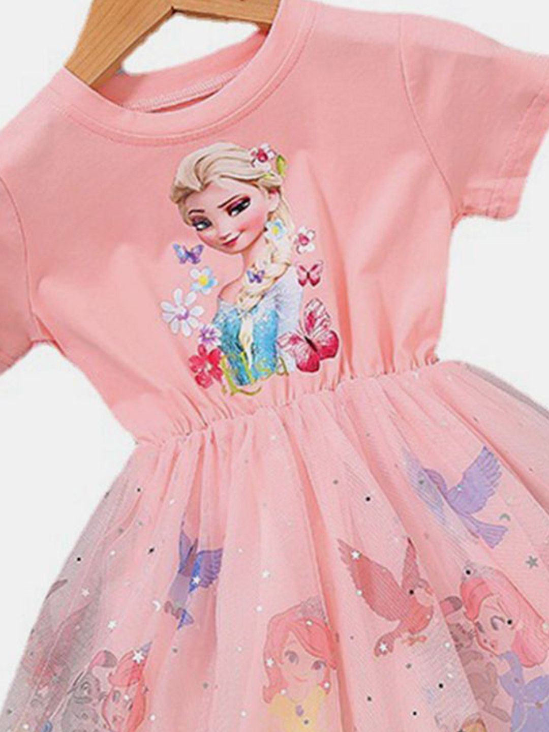YK Print Fit & Flare Dress