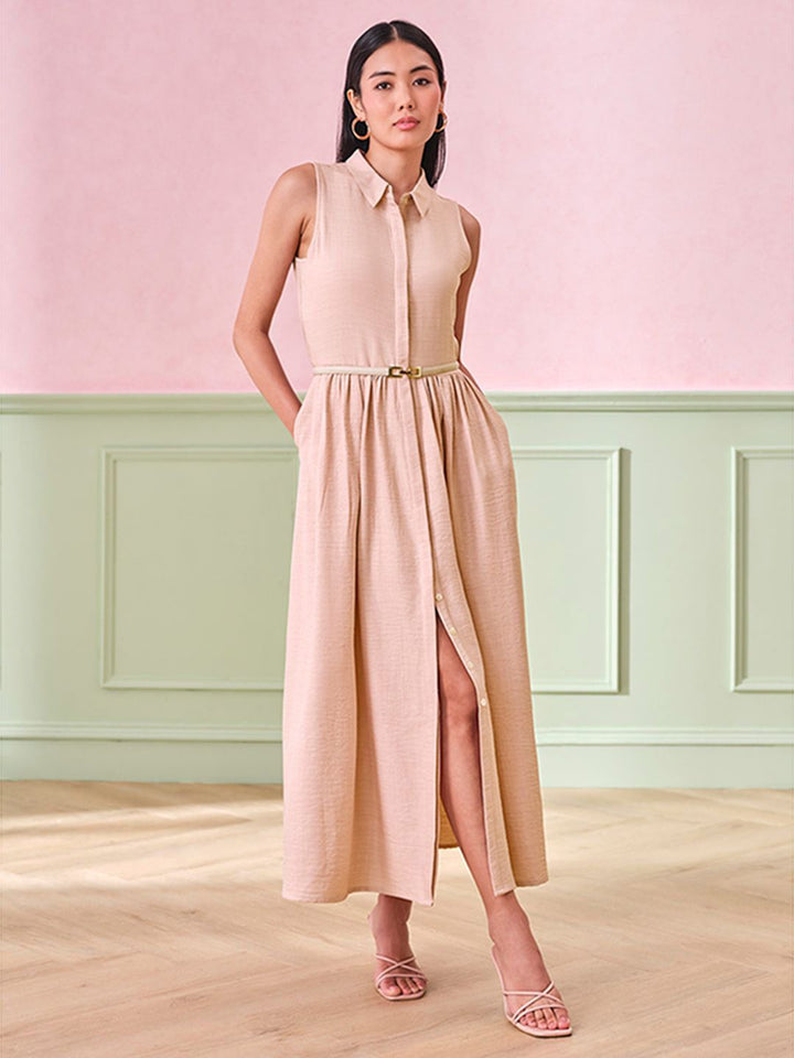 AND Women Shirt Maxi Dress