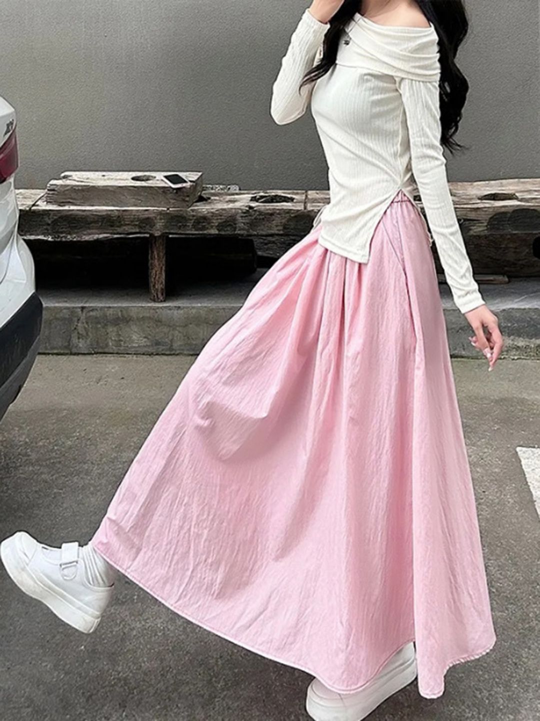 DressBerry A-Line Maxi Skirt