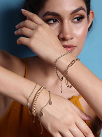 Set DressBerry 5 Gelang Pesona Bersalut Emas